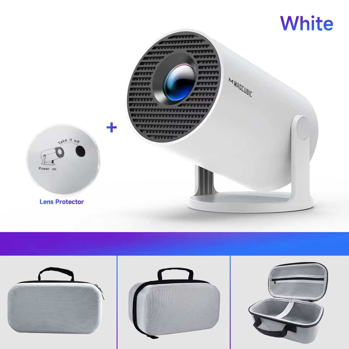HY300 Pro 8K Android Projector - Dual WiFi 6, 290 ANSI Lumens, Allwinner H726, Bluetooth 5.4, 1080P, 1280x720P - Home Cinema & Outdoor Projector